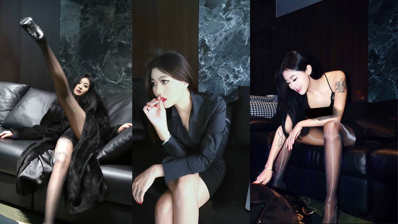 22岁黑丝美腿0915仅一场华伦天奴黑丝袜颜值身材都不差