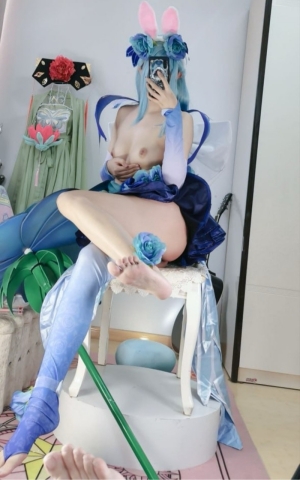 二次元福利姬_沐沐酱_Cos公孙离花间舞_多毛蜜穴诱惑至极