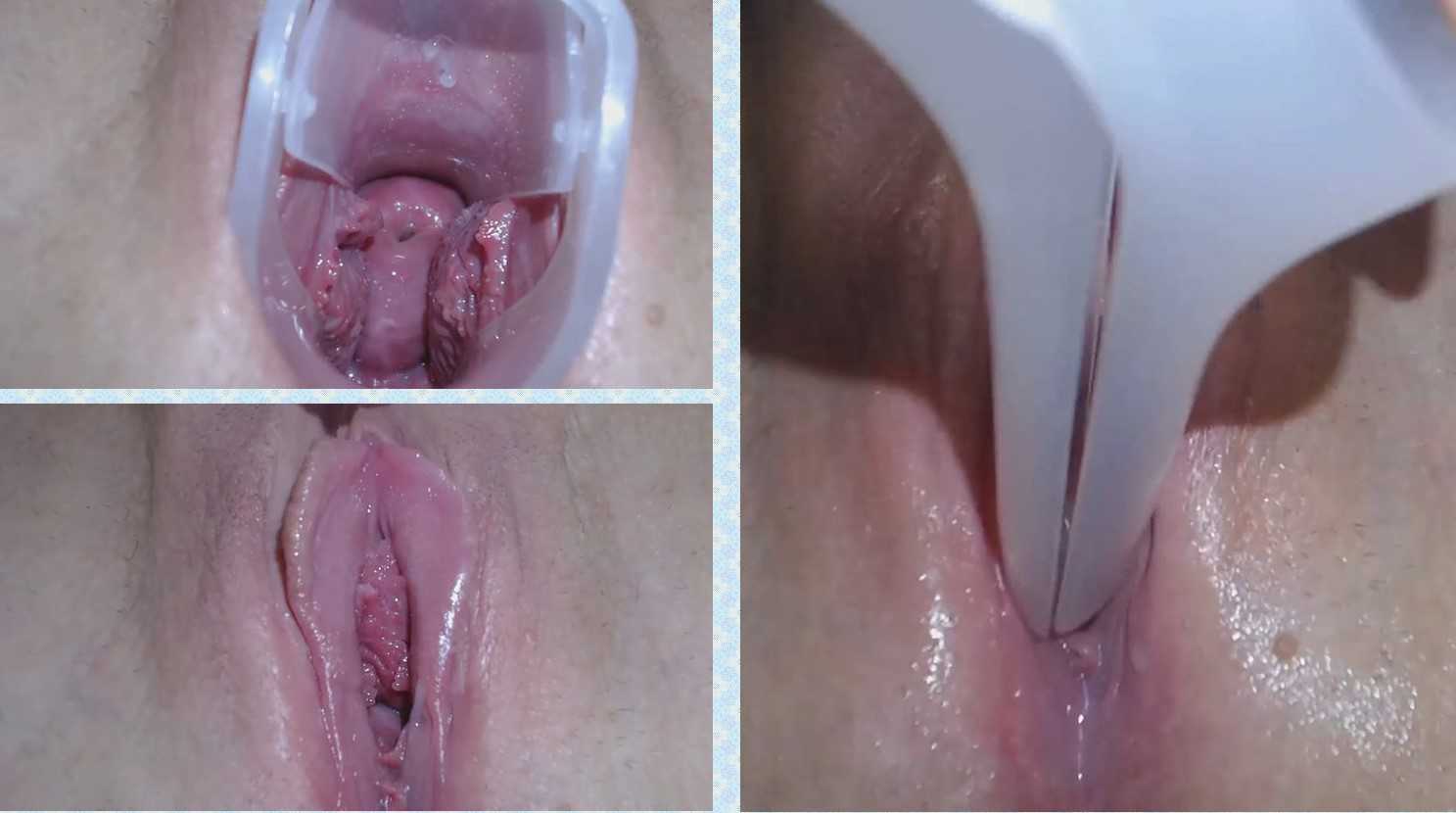 重口味少女用扩阴器然后放入自慰棒和球球-变态