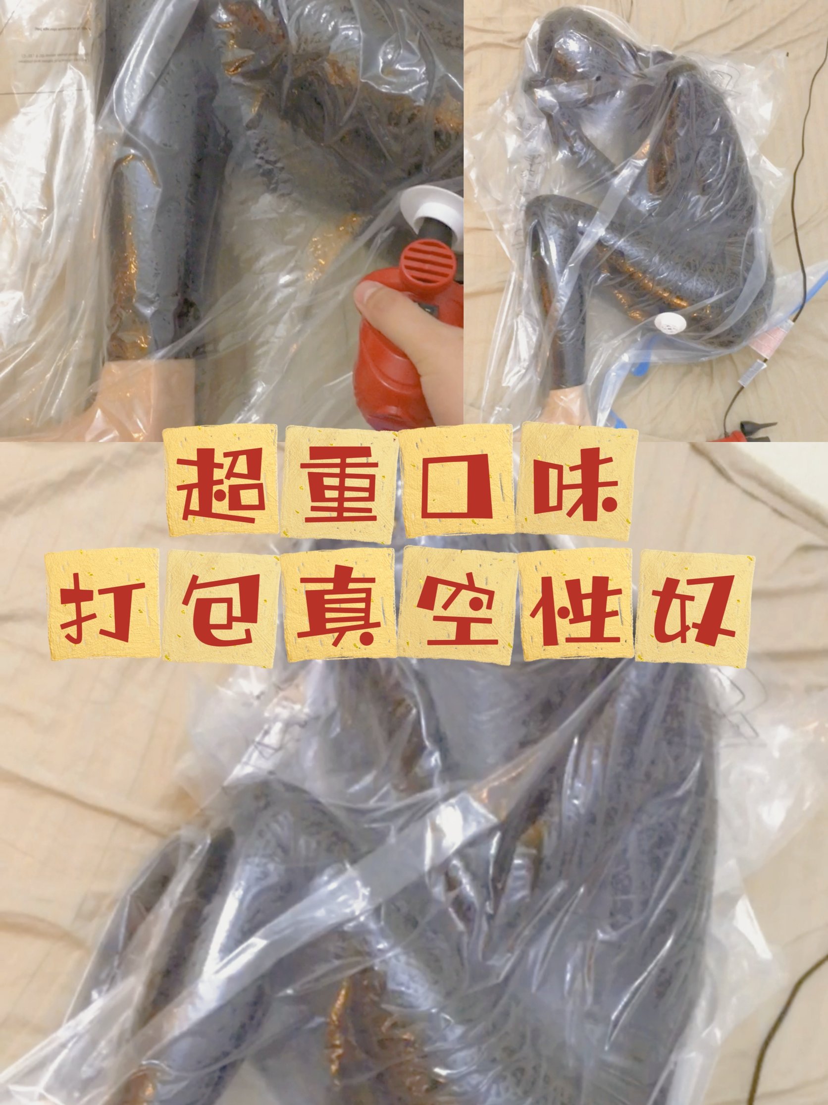 重口味 真空塑料袋打包-变态