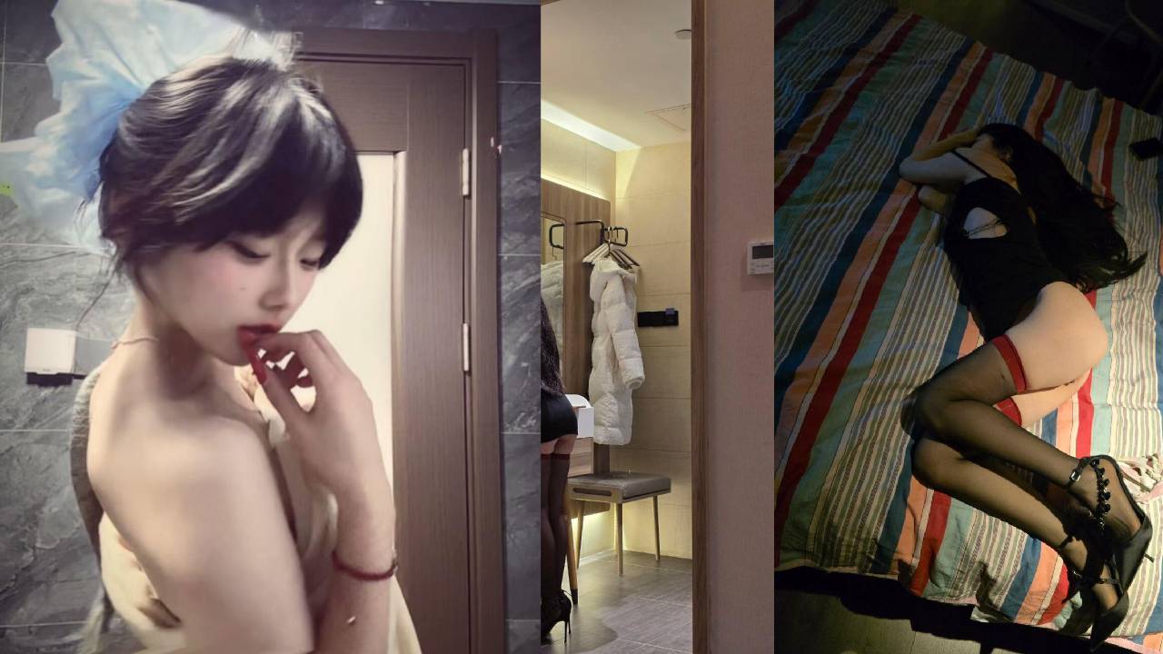 顶级筷子腿嫩妹恋上痞子男露脸性爱自拍，中出内射